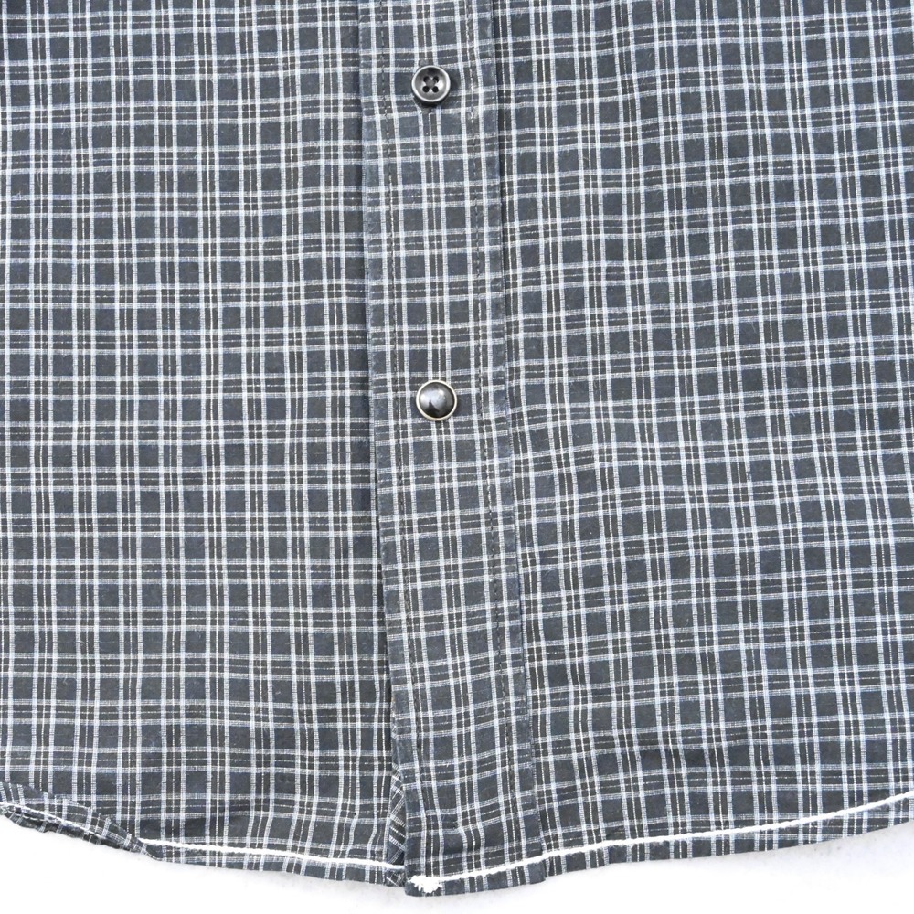 Panhandle Rough Stock Cowboy Dress Shirt Plaid Lurex Long Sleeve Mens Size Large - Picture 6 of 11